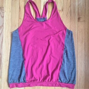 Joe Fresh Fuchsia and Gray Active Tank